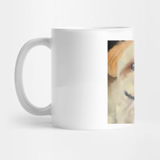 Cute Puppy Face Painting Mug